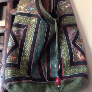 Boho sling bag.  Get your Hippy vibe on!